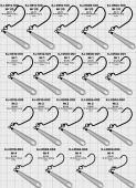 Крючки Gurza-WORM 101 LE JR HOOK № 3/0+18g (3шт/уп)