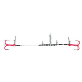 Стингеры Gurza-COMBI STINGER RIG DUO ST-36 № 1/0 Ruv (1шт/уп) L 15 Ø 0,63 test 32 kg 