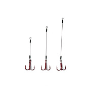Стингеры Gurza-LEADER STINGER RIG ST-36 № 6 Red (3шт/уп) (L=5/7/8,5сm)