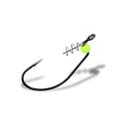 Крючки Gurza-WORM 101 LEHS №.1 BN (4шт/уп) (Офсет,широкое ухо+Helix+Round Beads)
