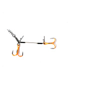 Стингеры Gurza-LOWER STINGER RIG DUO ST-36 № 4 ORuv (1шт/уп) l 7 cm Ø 0,54 mm test 26 kg